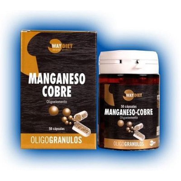 Waydiet Manganeso-cobre Oligogranulos 50 Caps