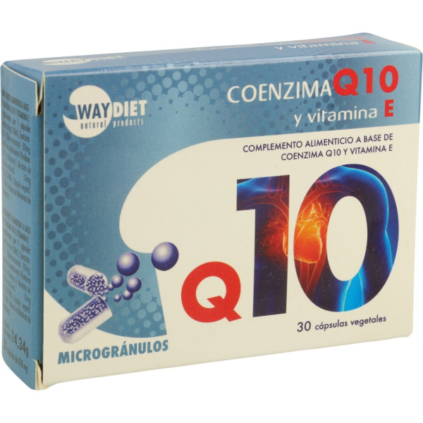 Waydiet Q10 + Vitamina E 30 Caps