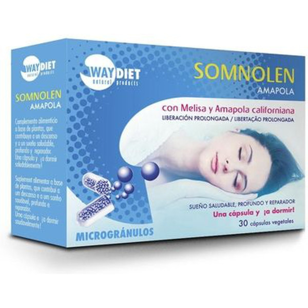 Waydiet Somnolen Amapola 30 Caps