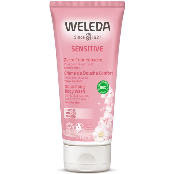 Weleda Gel De Ducha Cremoso Sensible 200 Ml De Gel (coco - Almendra)