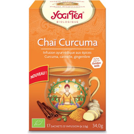 Yogi Tea Chaï Cúrcuma Bio 17 Bolsitas Infusoras