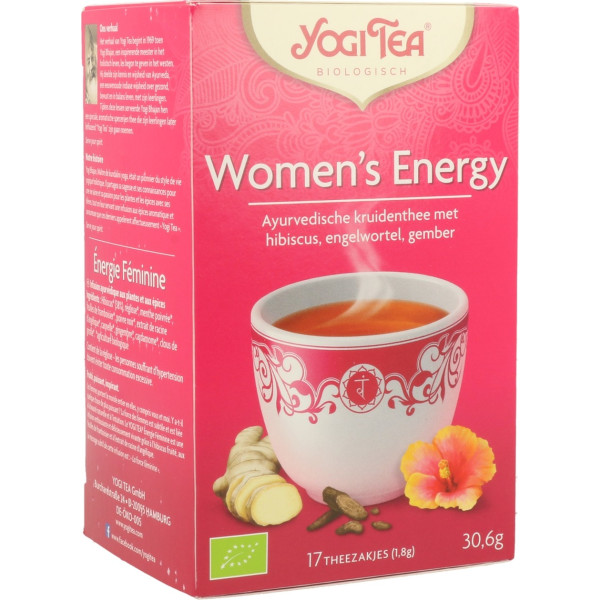 Yogi Tea Infusión Ayurvédica Energía Femenina 17 Bolsitas Infusoras