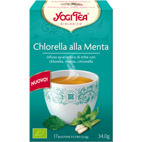 Yogi Tea Infusión Chlorella Menta 17 Bolsitas Infusoras