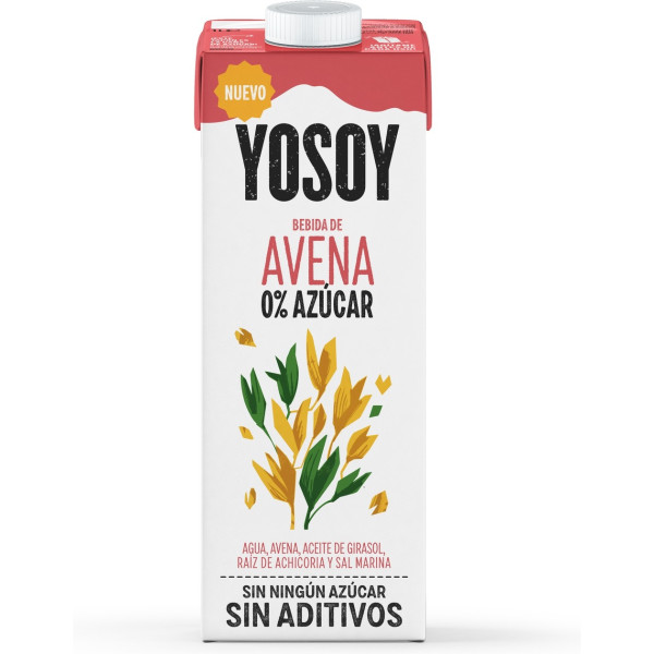 Yosoy Bebida De Avena Sin Azúcar 1 L