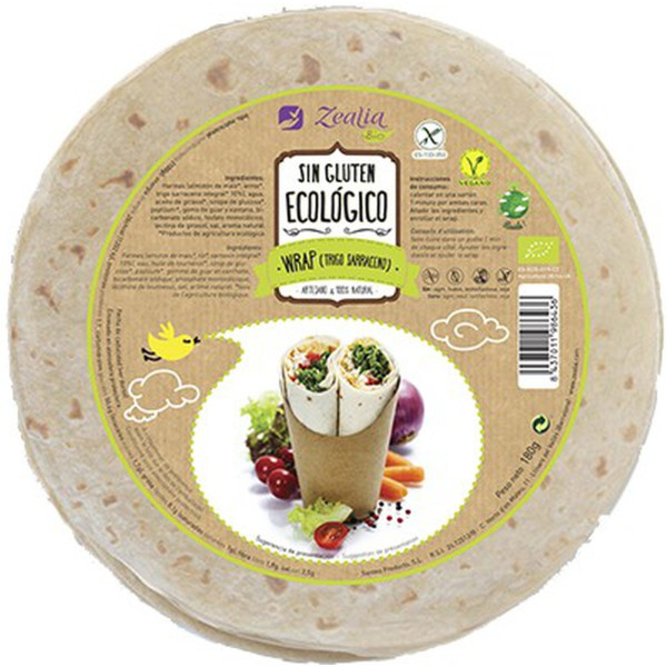 Zealia Wrap De Trigo Sarraceno Bio Sin Gluten 120 G