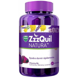 Zzzquil Natura Melatonina 60 Cubos Masticables