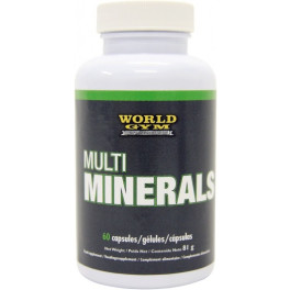 World Gym Multi Minerals. 60 Comprimidos