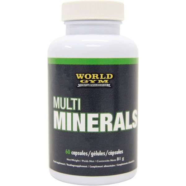 World Gym Multi Minerals. 60 Comprimidos