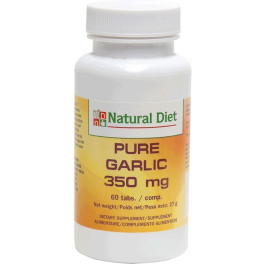 Natural Diet Pure Garlic. Ajo Puro. 60 Compimidos