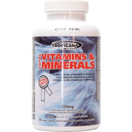 Tropicana Total Vitamins & Minerals. 30 Cápsulas