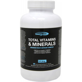 Tropicana Total Vitamins & Minerals. 60 Cápsulas