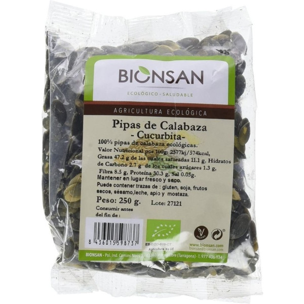 Bionsan Pipas De Calabaza Ecológicas (cucurbita) 250gr