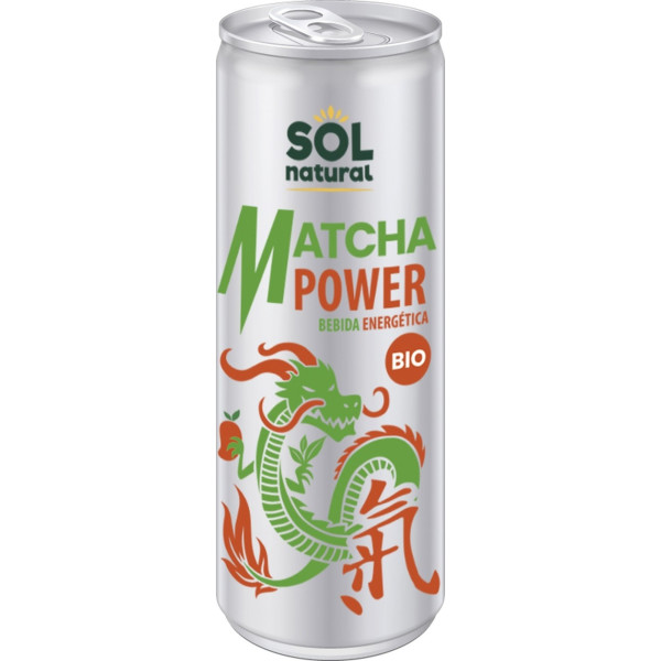 Solnatural Energiedrank Matcha Power Bio 250 Ml