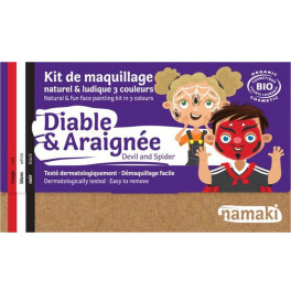 Namaki Kit De Maquillaje Orgánico Devil & Spider De 3 Colores 1 Unidad