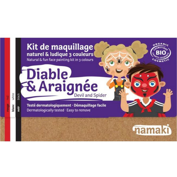 Namaki Devil & Spider Organic Makeup Kit 3 kleuren 1 stuk