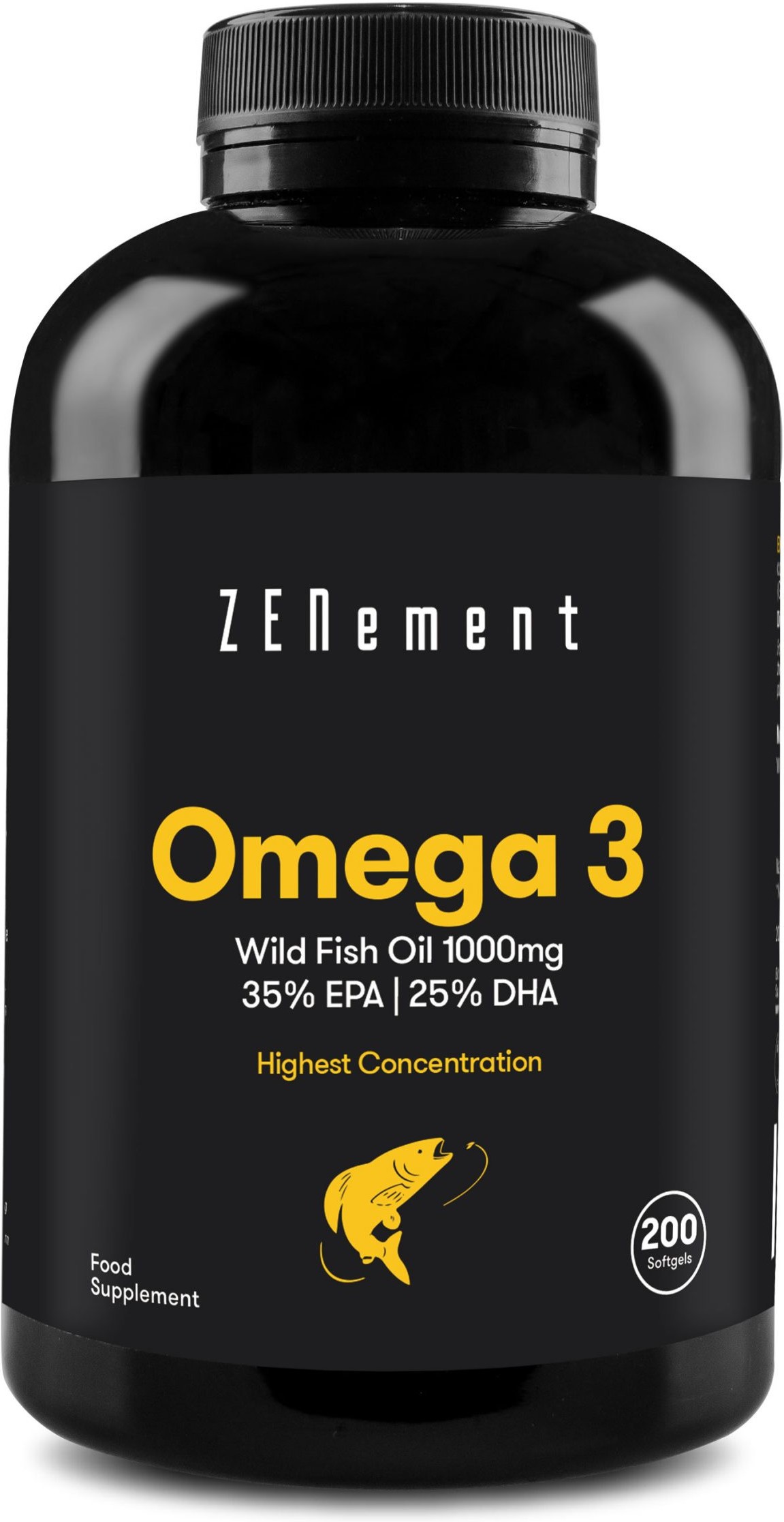 Zenement Omega-3 MÃ¡xima ConcentraciÃ³n. Aceite De Pescado Salvaje 2000 Mg (2 Perlas) 700 Mg Epa. 500 Mg Dha + Vitamin E-image