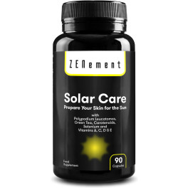 Zenement Solar Care. Con Calaguala (polypodium Leucotomos). Té Verde. Carotenoides. Selenio Y Vit. A. C. D Y E