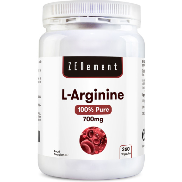 Zenement L-arginina. 100% Pura. 700 Mg