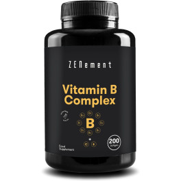 Zenement Complejo De Vitaminas B. Contiene Las Ocho Vitaminas B Esenciales (b1. B2. B3. B5. B6. B12. Biotina Y ácido Fólico) +