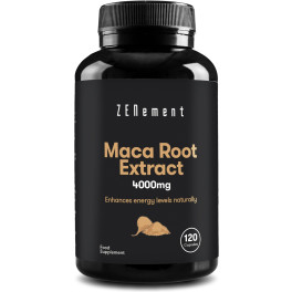 Zenement Extracto De Raíz De Maca Peruana 4000 Mg. Altamente Concentrado 10:1