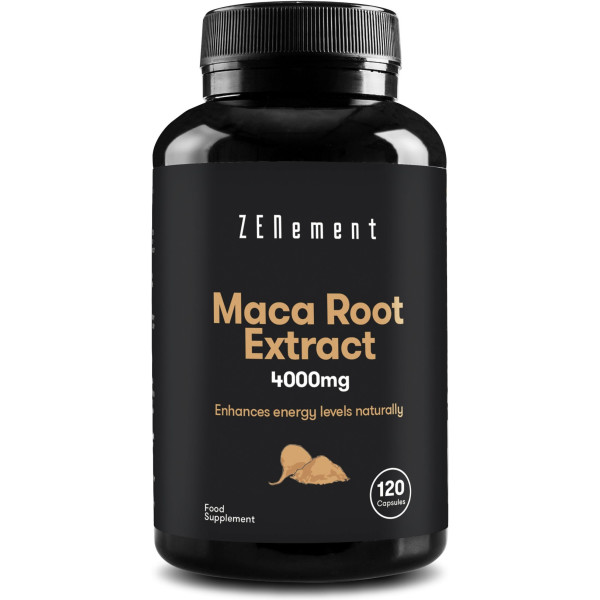 Zenement Extracto De Raíz De Maca Peruana 4000 Mg. Altamente Concentrado 10:1