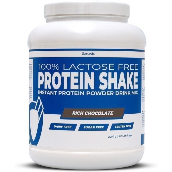 Ovowhite Protein Shake Instant 2000 gr Lactose Free - 100% Dairy Free Instant Protein Shake