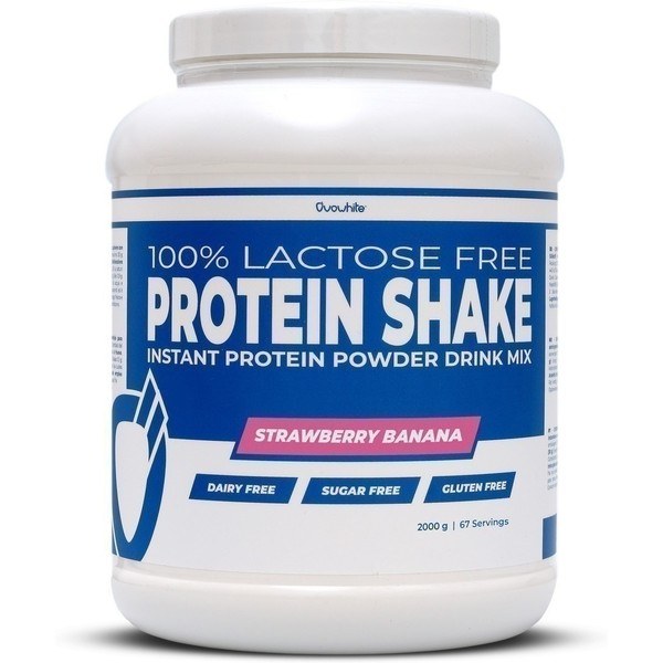 Ovowhite Protein Shake Instant 2000 gr  Sin Lactosa - Batido Protéico Instantáneo 100 % Libre de Lácteos