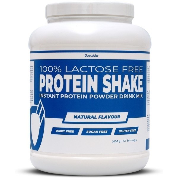 Ovowhite Protein Shake Instant 2000 gr  Sin Lactosa - Batido Protéico Instantáneo 100 % Libre de Lácteos