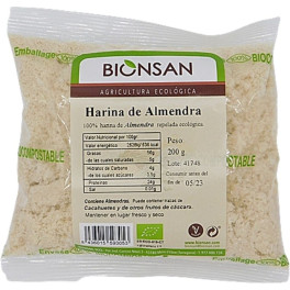 Bionsan Harina De Almendra Blanca Ecológica  200gr