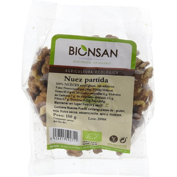 Bionsan Nuez Partida Ecológicas 150gr