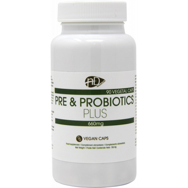 Natural Diet Pre & Probiotics Plus. 90 Cápsulas Vegetales
