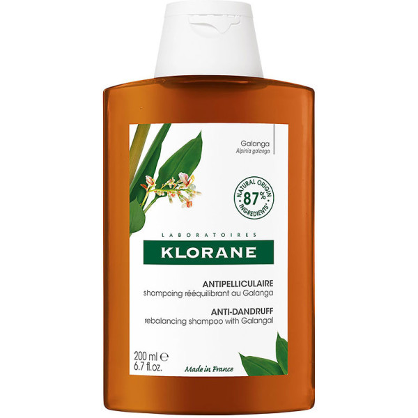 Klorane Galanga Rebalancing anti-roos shampoo 200 ml unisex