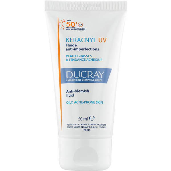 Ducray Keracnyl Uv Anti-Imperfection Fluid Spf50+ 50 ml Unisex