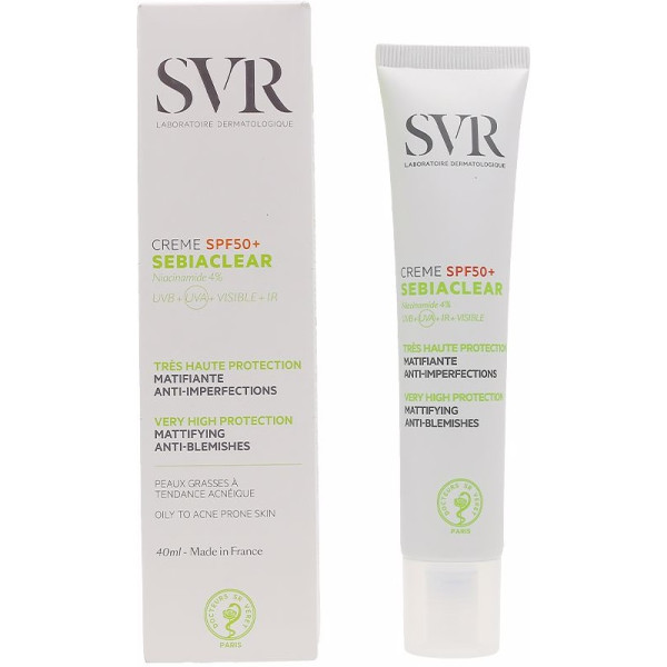 Svr Sebiaclear Crème Spf50 40 Ml 