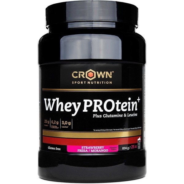  Crown Sport Nutrition Whey Protein+ 871 G. Whey avec leucine et glutamine supplémentaire et certification antidopage Informed Sport - Sans gluten