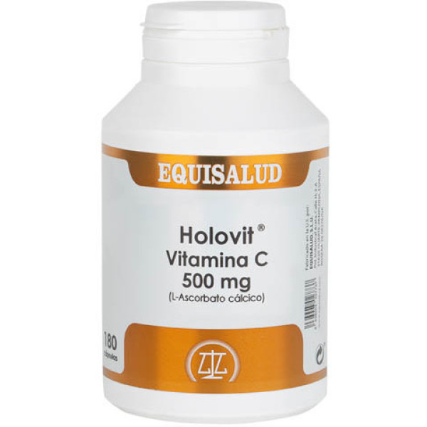 Equisalud Holovit Vitamina C 500 Mg (l-ascorbato Cálcico)  180 Cápsulas