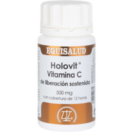 Equisalud Holovit Vitamina C De Liberación Sostenida (500 Mg Cobertura 12 Horas) 50 Comprimidos