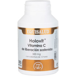 Equisalud Holovit Vitamina C De Liberación Sostenida (500 Mg Cobertura 12 Horas) 180 Comprimidos