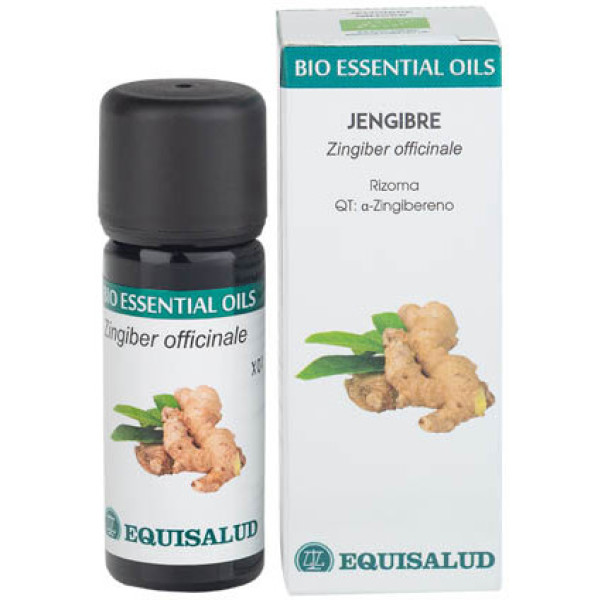 Equisalud Bio ätherisches Öl Ingwer - Qt: Alpha-Zingiberen 10 ml.