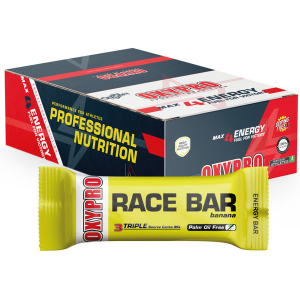Oxypro Nutrition RACE BAR - sabor Yogurt - Caja x 12 - deliciosa barrita energética con una textura increible y asimilacion perfecta