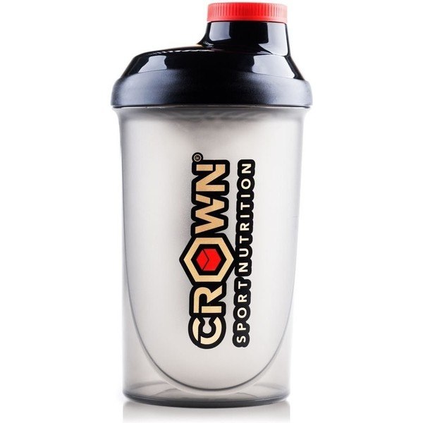 Crown Sport Nutrition Shaker Pro 500 ml – Hochwertiger Shaker mit goldenem Logo