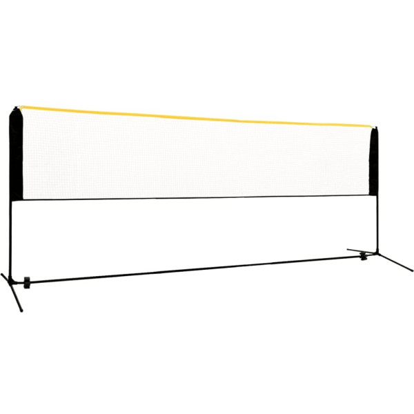 Vidaxl Red De Bádminton Ajustable Metal 400x103x94-158 Cm