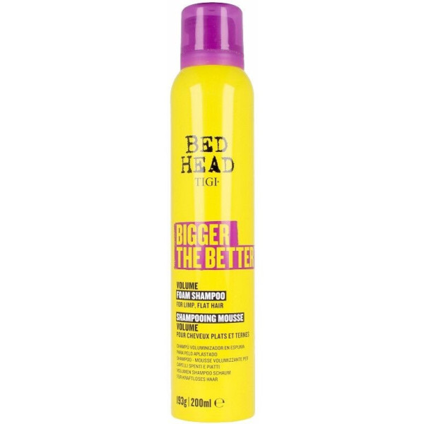 Tigi Bed Head Bigger The Better Volume Shampooing Mousse 200 Ml Unisexe