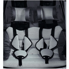 Xlc Asiento Con Arnes Para Remolque Niño Duo S Gris/beige/antracita