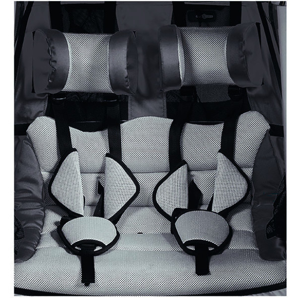 Xlc Asiento Con Arnes Para Remolque Niño Duo S Gris/beige/antracita