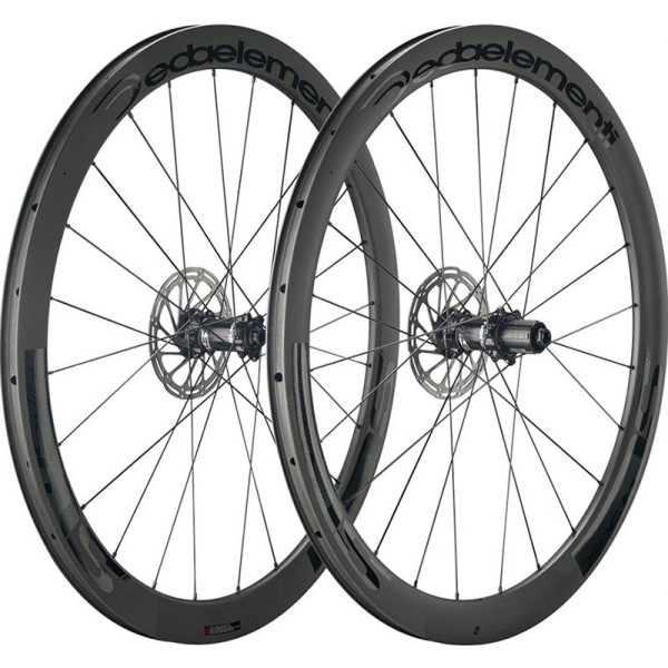 Paire de roues Deda Elementi Deda Sl45db Disc Centerlock Pneu Tubeless Ready Shimano Hg11 Carbon Team