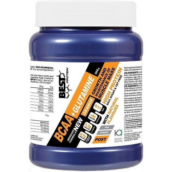 Meilleure Protéine BCAA + Glutamine 6.1.1. 500 grammes