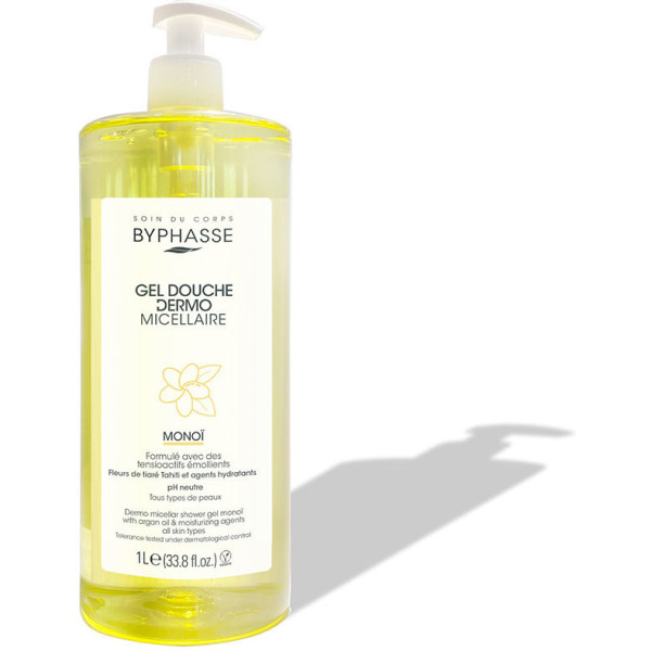 Byphasse Dermo Micellar Duschgel Monoi 1000 ml Unisex