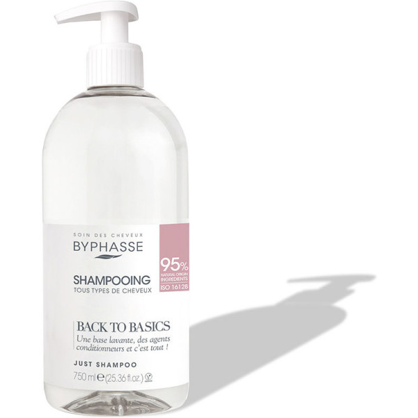 Byphasse Back To Basics Shampoo Alle Haartypes 750 Ml Unisex