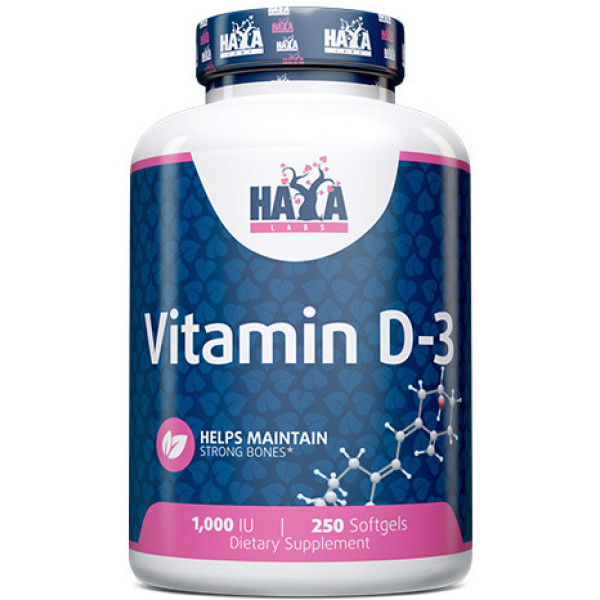 Haya Labs Vitamin D-3 - 400 Iu 250 Softgels